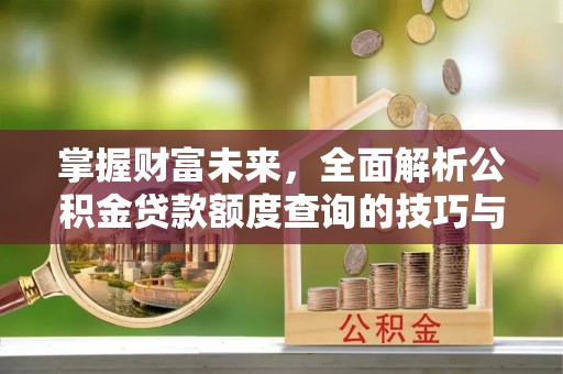 邳州掌握财富未来，全面解析公积金贷款额度查询的技巧与策略