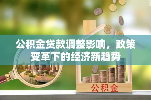 邳州公积金贷款调整影响，政策变革下的经济新趋势